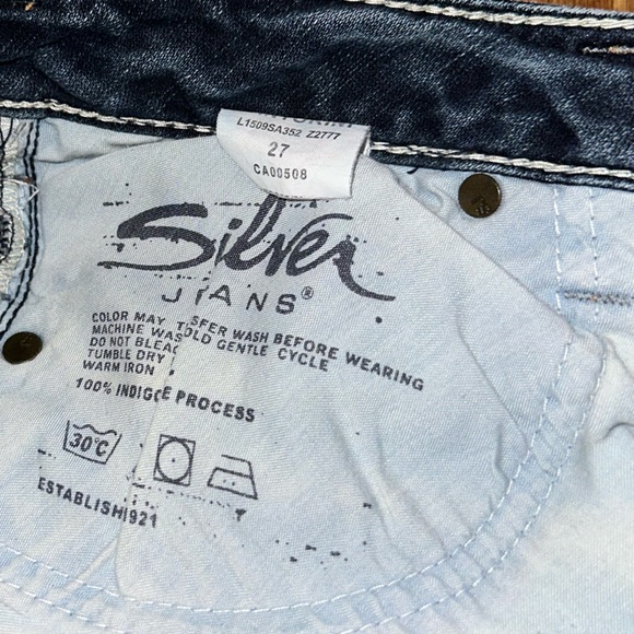 Silver Jeans size 27 x 26 ½ - Picture 6 of 7